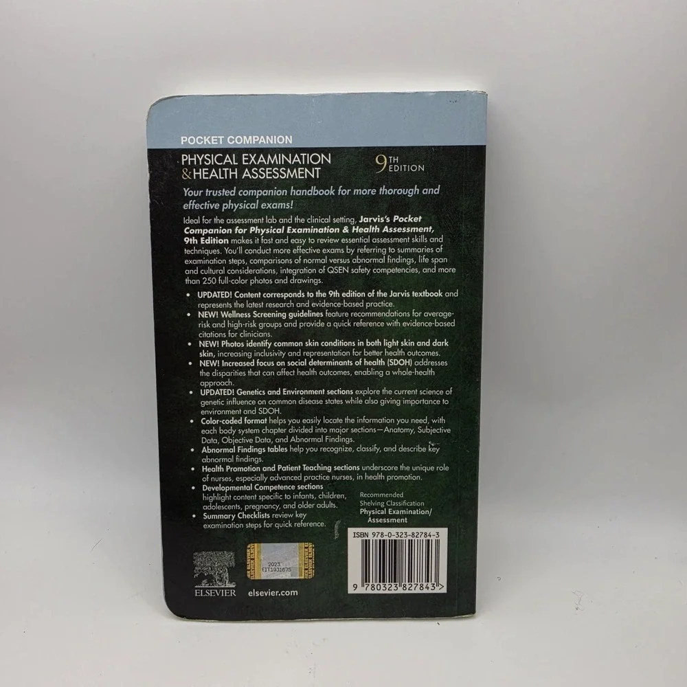 Pocket Companion for Physical Examination & Health As... 9780323827843 9th 2024